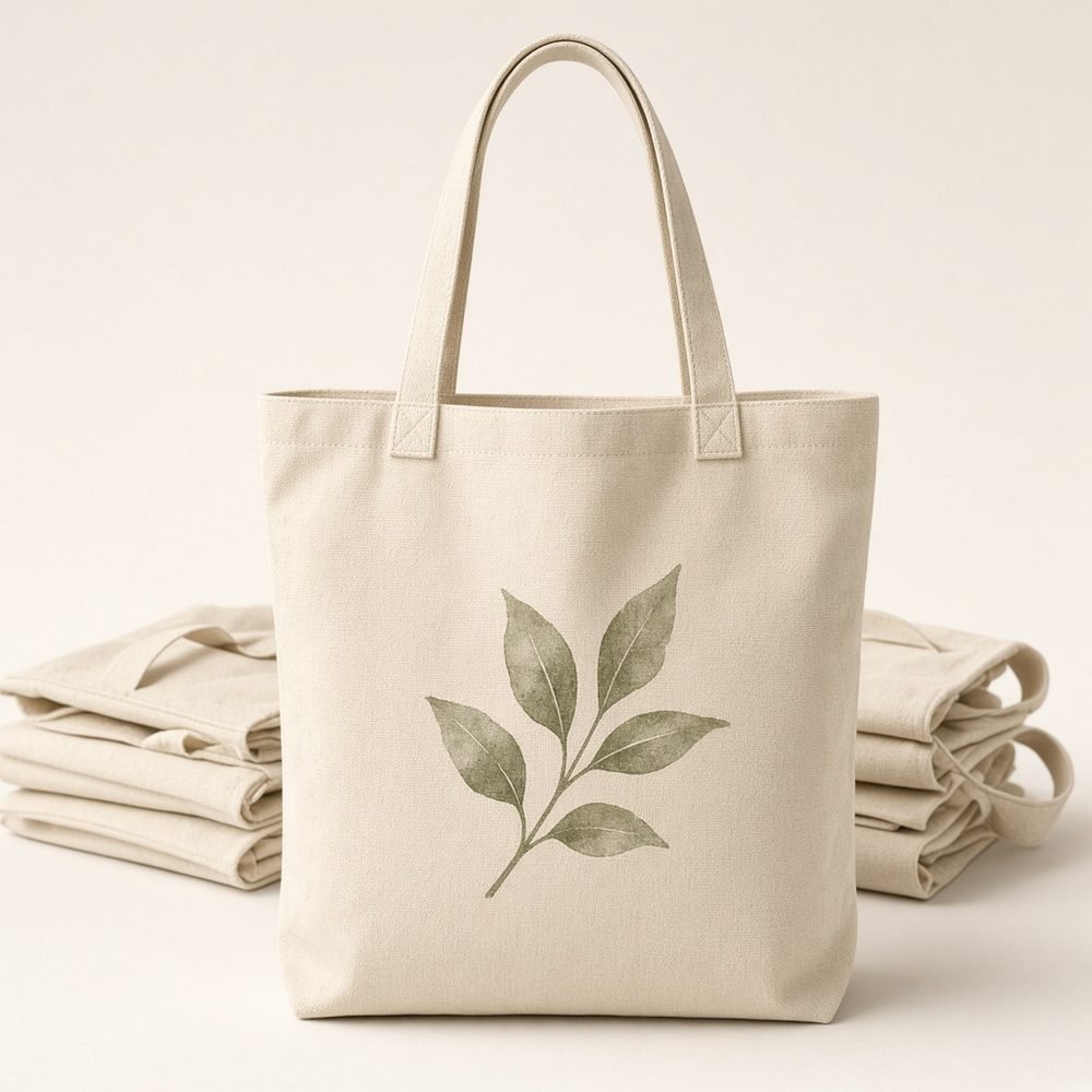 Kit 10 Ecobags Algodão Cru Estampadas