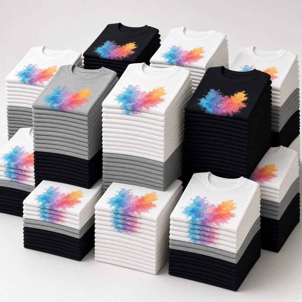 Kit 100 Camisetas Promocionais
