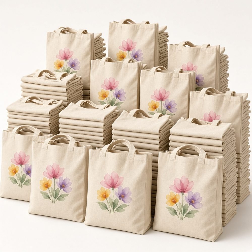 Kit 50 Ecobags Estampadas